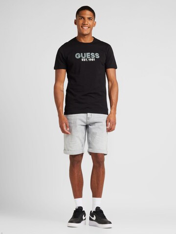 GUESS Shirt 'CLASSIC' in Black