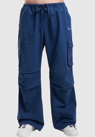 Karl Kani Tapered Broek in Blauw: voorkant