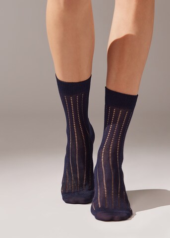 CALZEDONIA Socken in Blau: predná strana