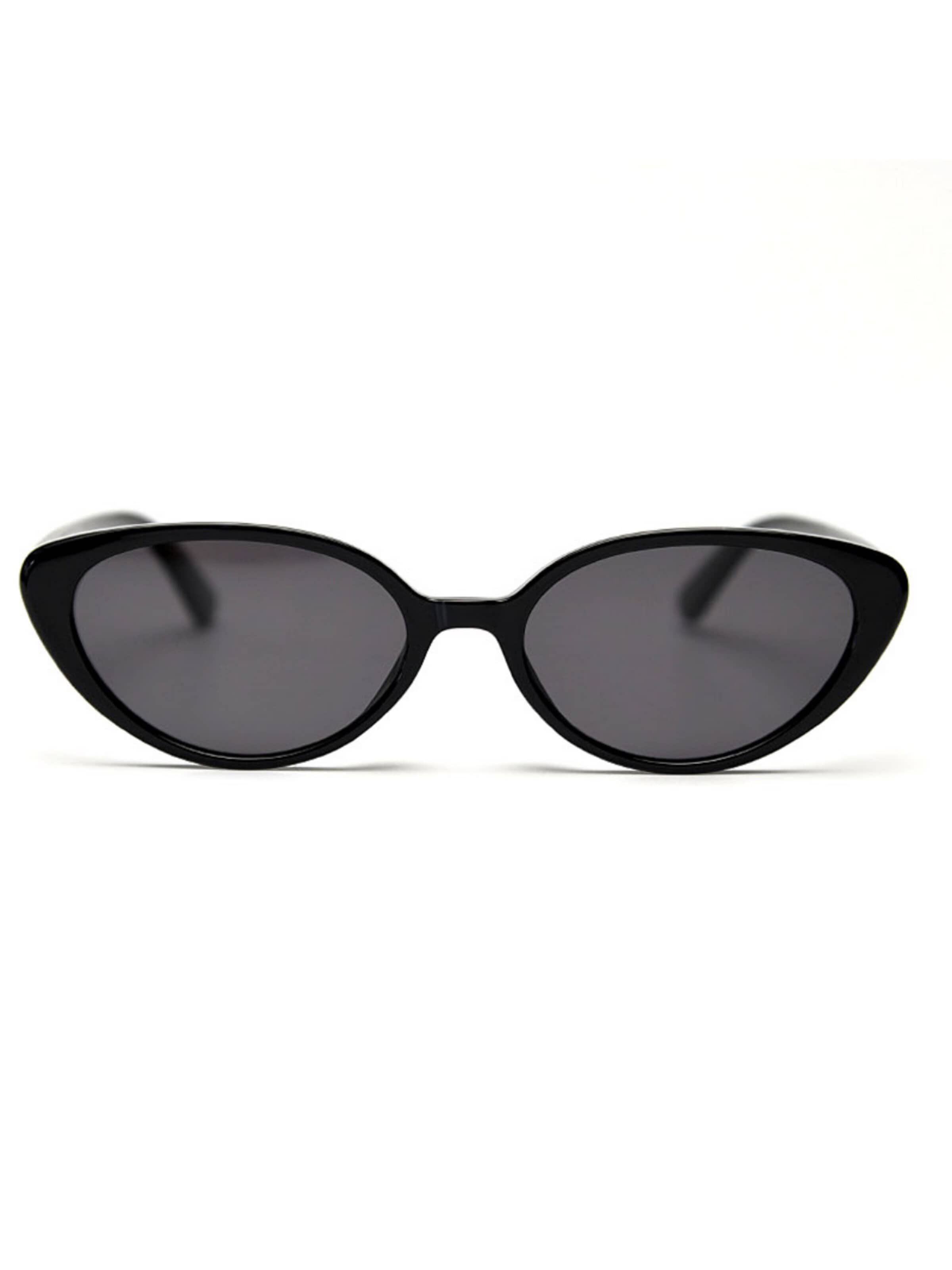 Lunettes de soleil 'Damen Cat-eye Sonnenbrillen Duoom' VEYREY en noir