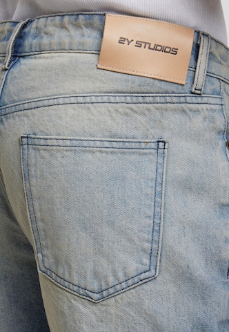 évasé Jeans cargo 'Galador' 2Y Studios en bleu