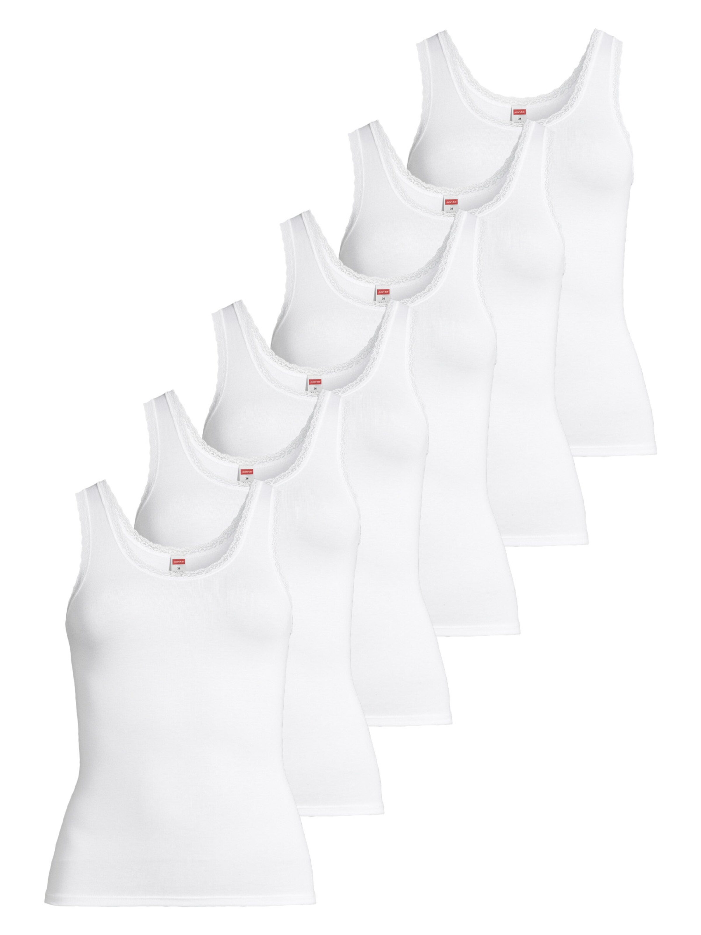 CON-TA Unterhemd 'Modal'‌‌‌‌‌‌‌‌‌‌ in Weiß: Vorderseite