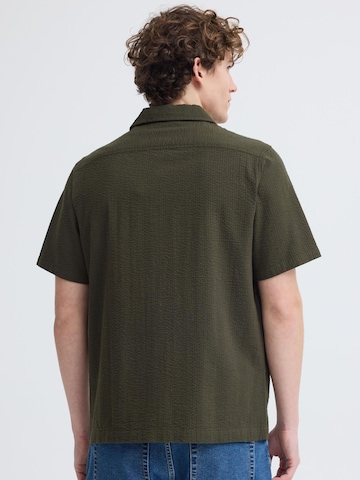 INDICODE JEANS - Regular Fit Camisa ' IDCorson ' em verde