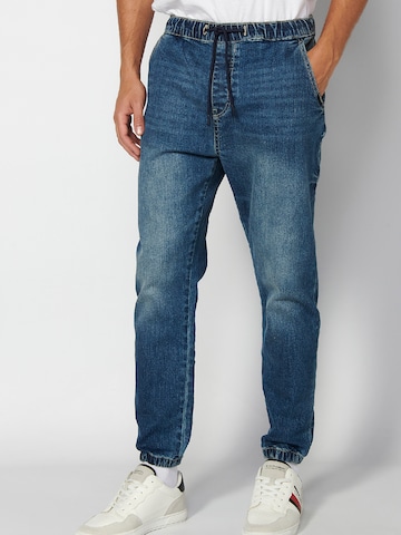 KOROSHI Regular Jeans in Blauw: voorkant