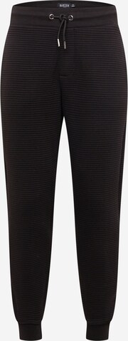 BURTON MENSWEAR LONDON Tapered Hose 'Ottoman' in Schwarz: predná strana