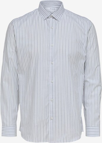 Chemise 'PINPOINT' SELECTED HOMME en blanc : devant