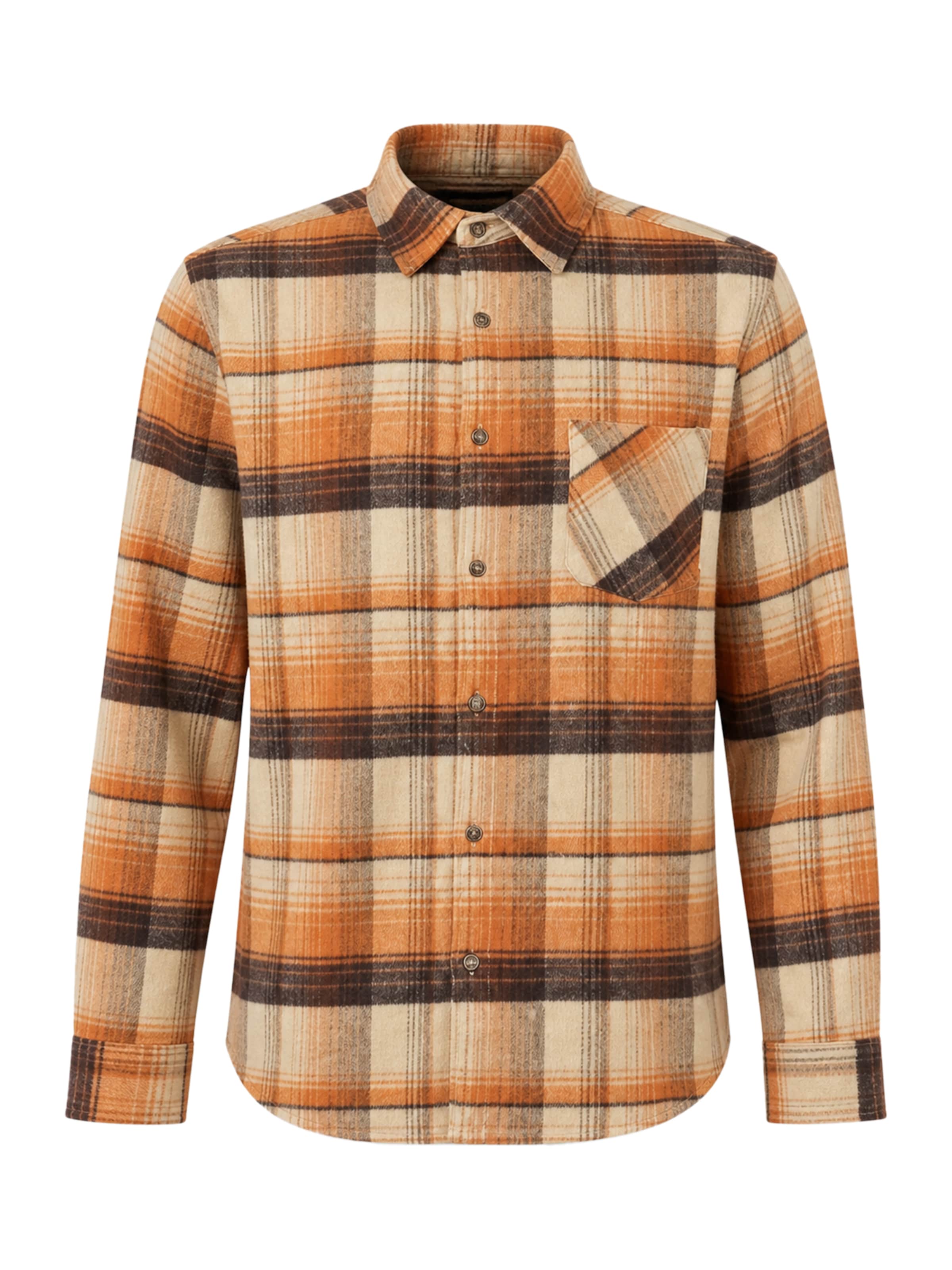 Regular fit Camicia di BRAVE SOUL in arancione: frontale