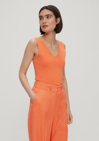 s.Oliver BLACK LABEL Top in Orange: front