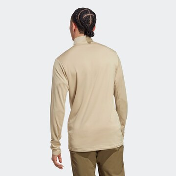ADIDAS TERREX Sportsweatshirt 'Multi Fleece' in Beige