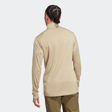 ADIDAS TERREX Athletic Sweatshirt 'Multi Fleece' in Beige