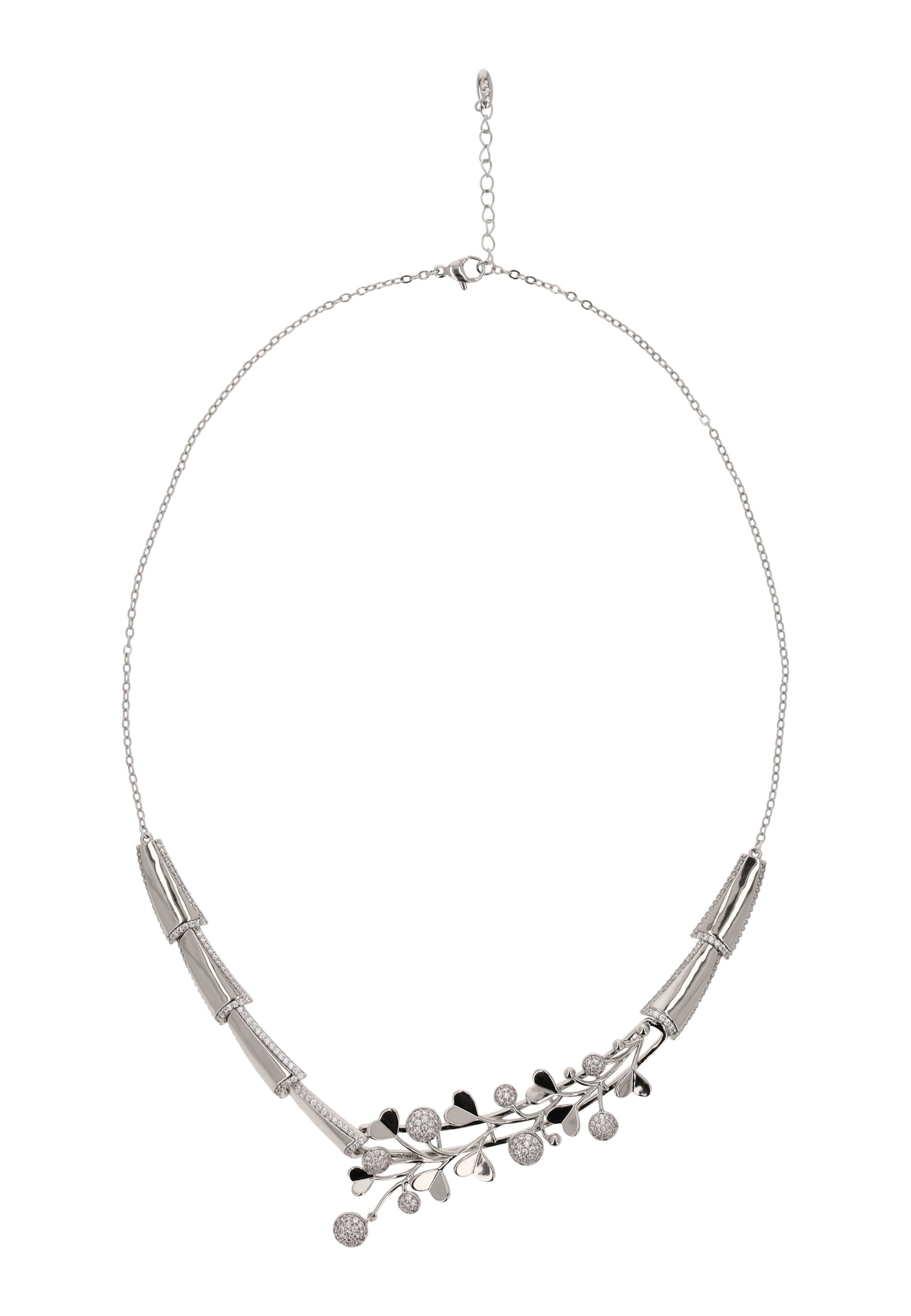 faina - Pulsera en plata: frente
