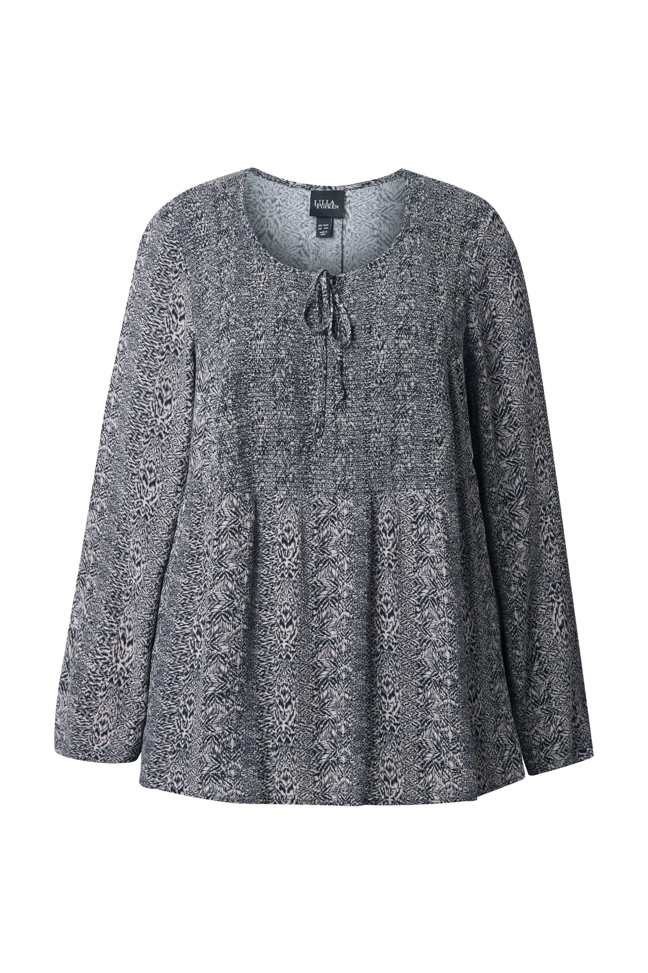 Ulla Popken Blouse in Zwart: voorkant