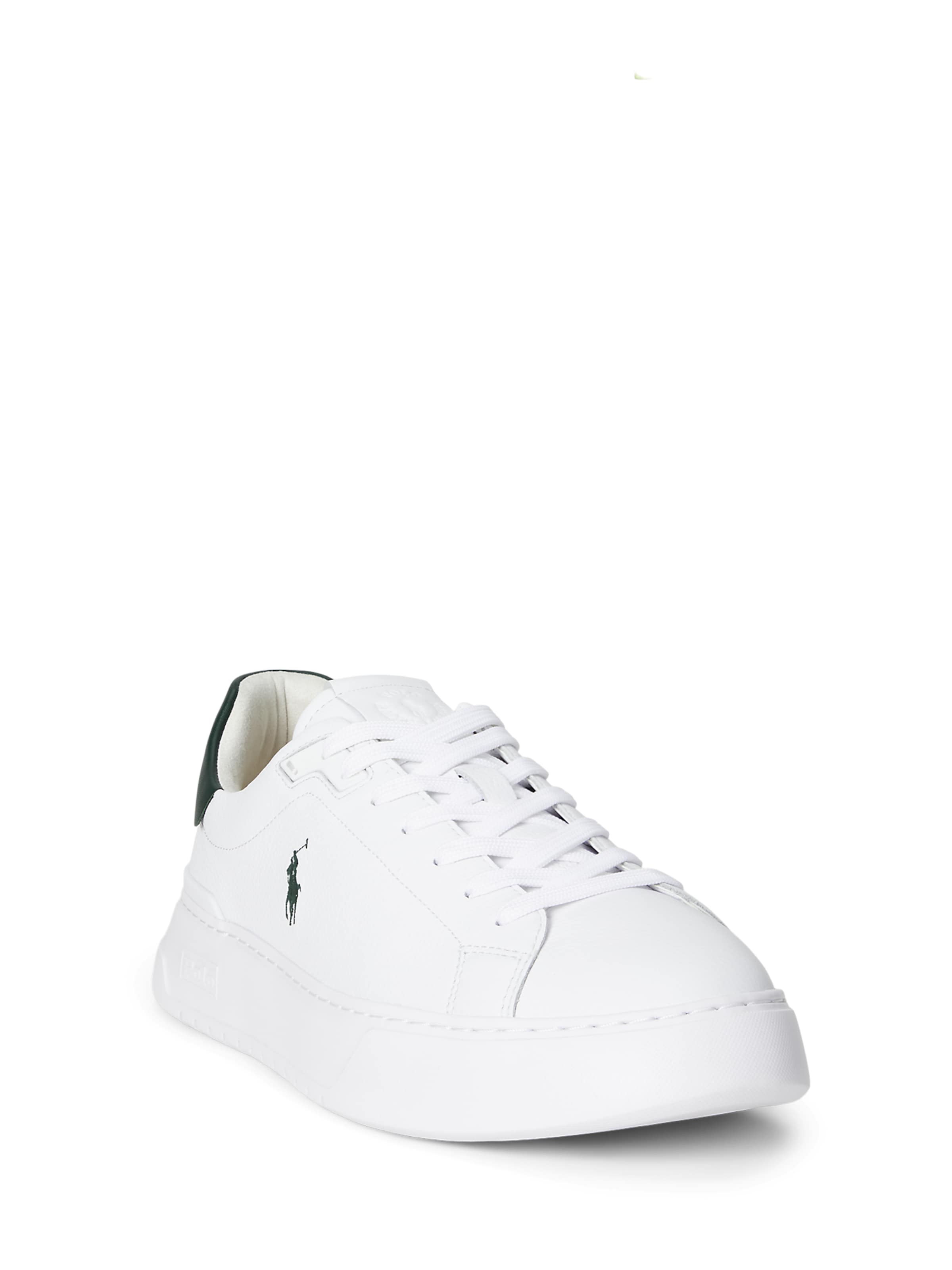 Polo Ralph Lauren Zemie brīvā laika apavi, krāsa - tumši zaļa / balts, Preces skats