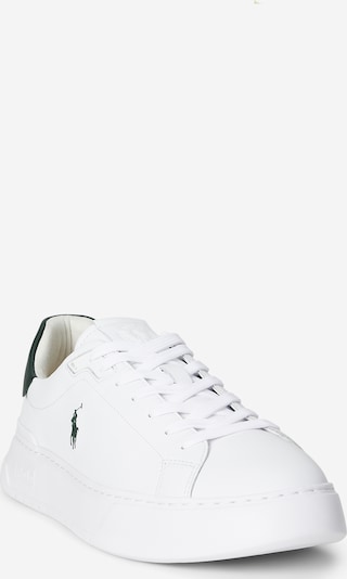 Sportbačiai be auliuko iš Polo Ralph Lauren, spalva – tamsiai žalia / balta, Prekių apžvalga