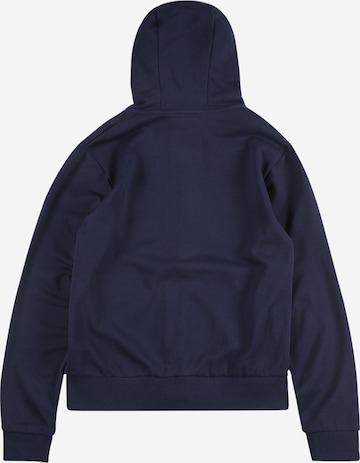 Hackett London Zip-Up Hoodie in Blue