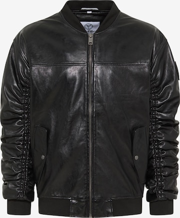 Carlo Colucci Between-season jacket 'Desiato' in Black: front