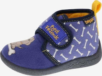 Ciabatta 'Indoor Shoe' di Beppi in blu: frontale