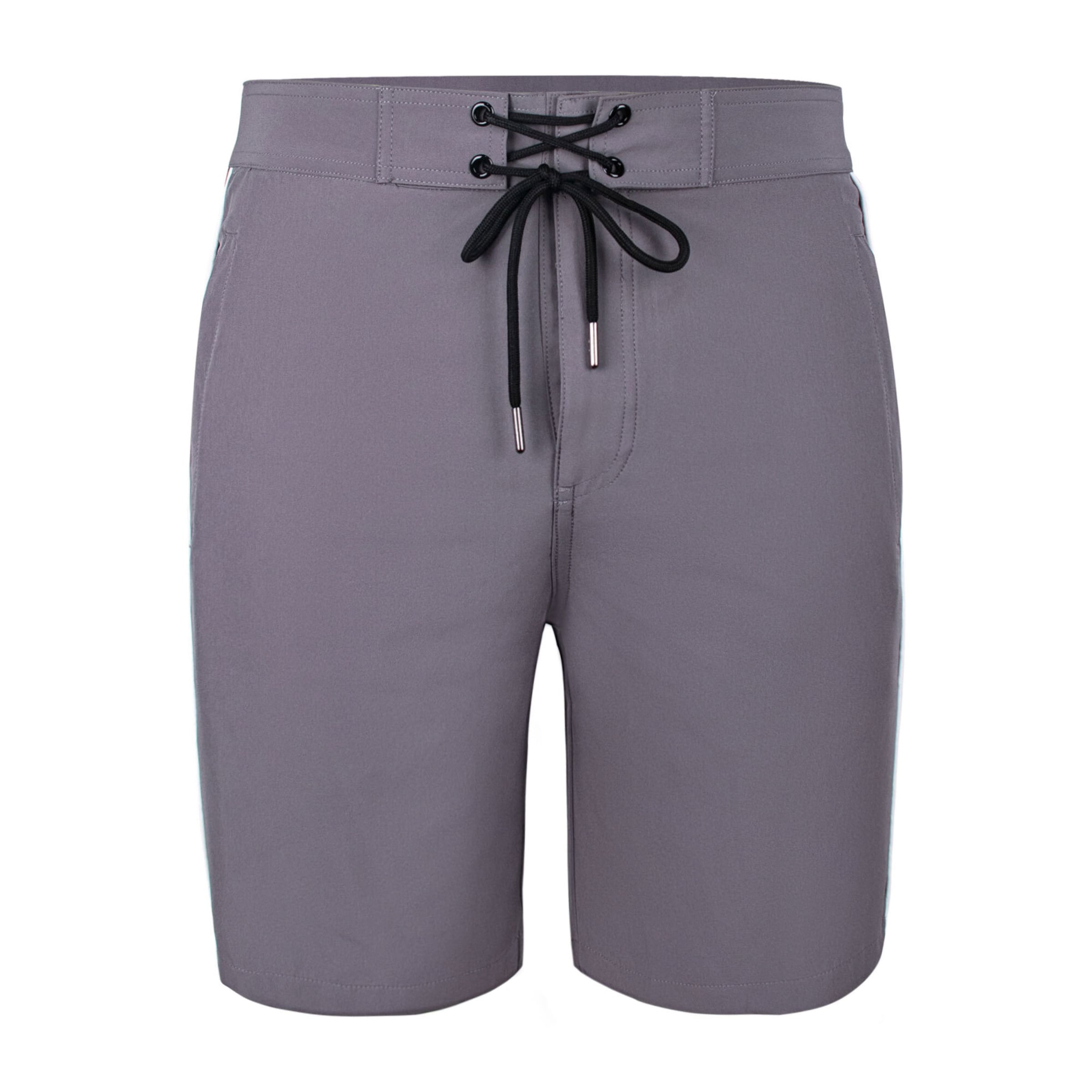 YEAZ Badeshorts 'Davey' in Grau: Vorderseite