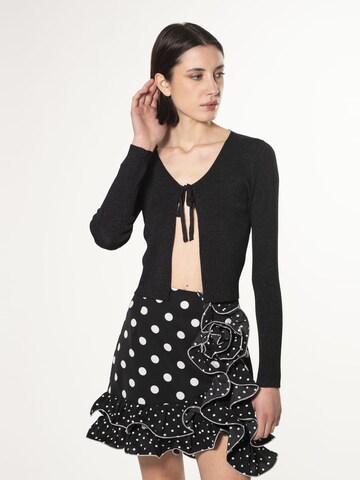Cardigan Influencer en noir : devant