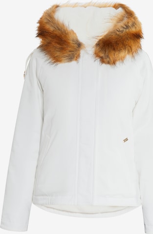 faina Winter Jacket in White: front