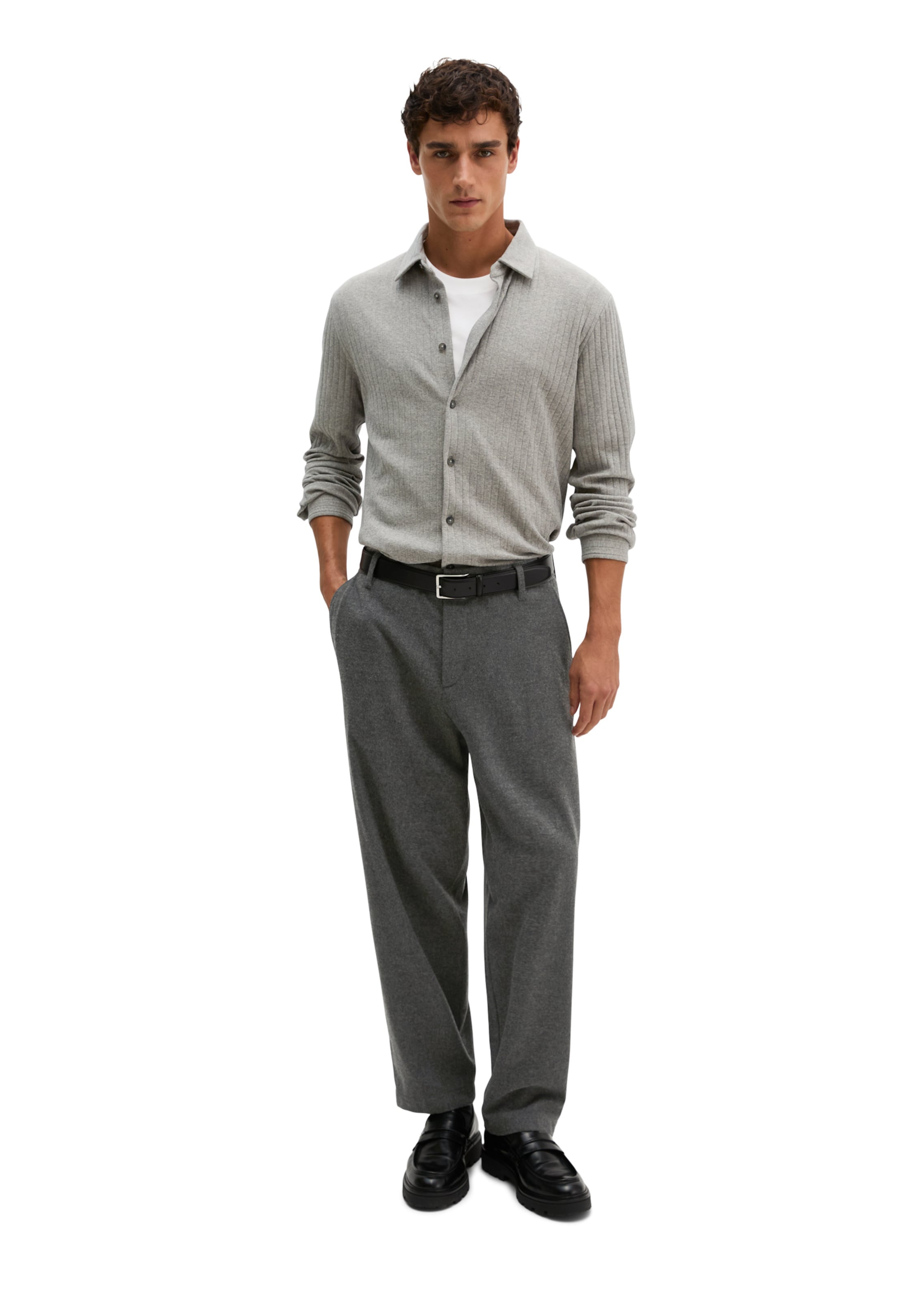 Marc O'Polo Shirt in Grau: Vorderseite
