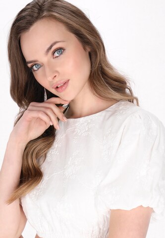 DreiMaster Maritim Blouse in White