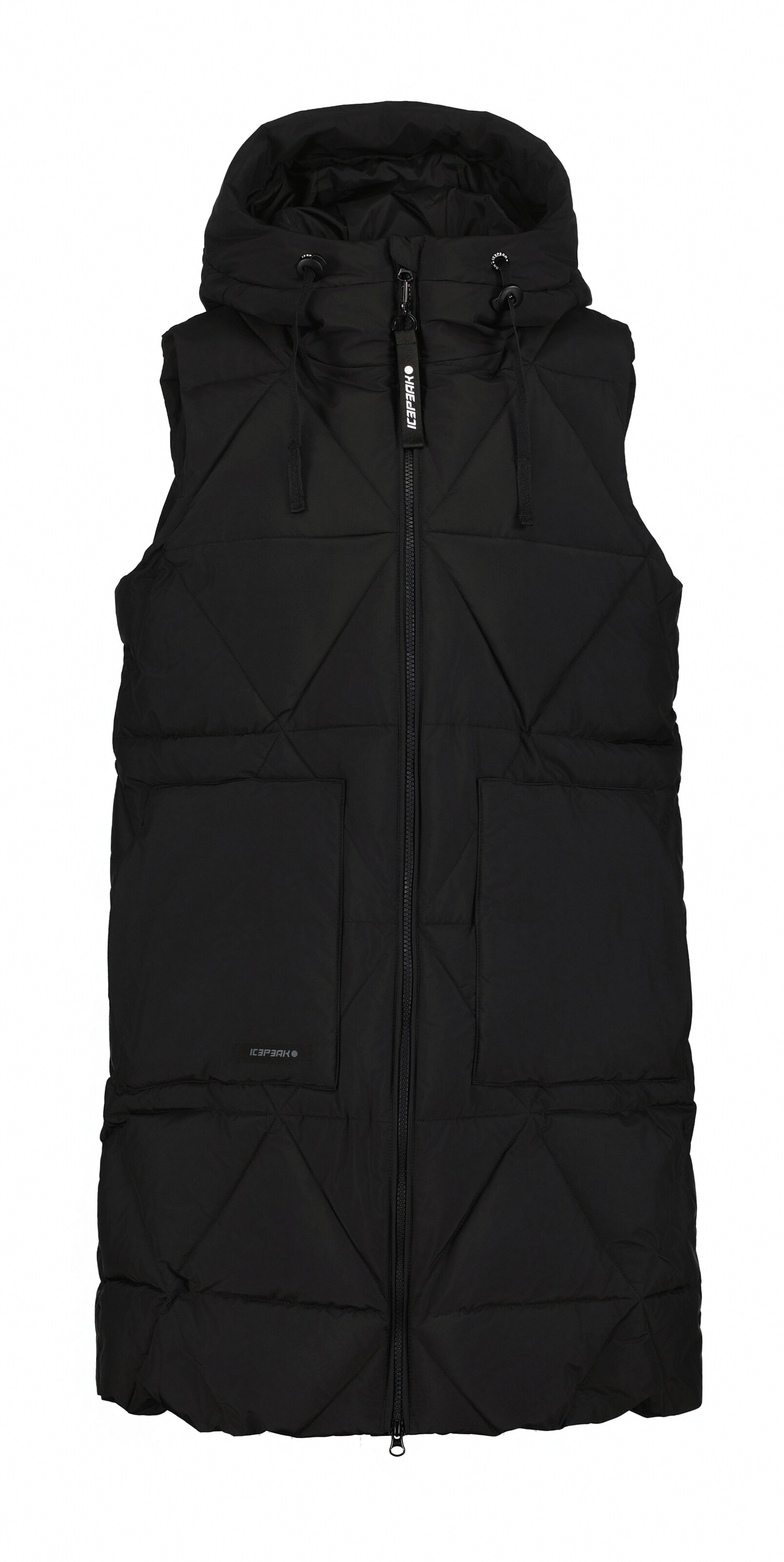ICEPEAK Vest in Black: front