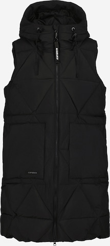 ICEPEAK Vest in Black: front