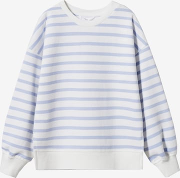 MANGO KIDS Sweatshirt 'Marine' in White: front