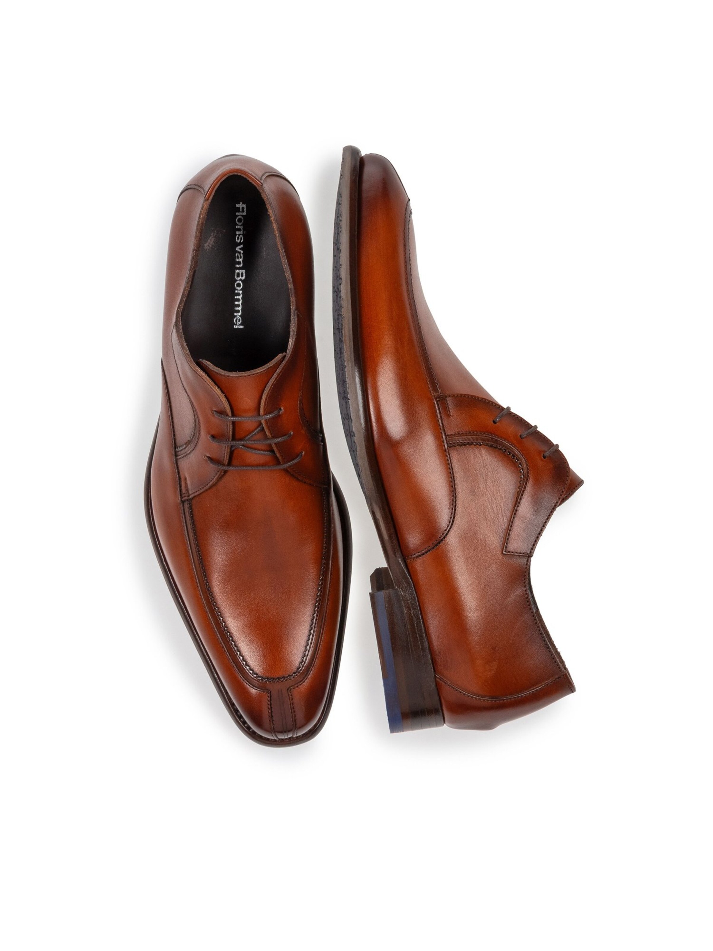 Floris van Bommel Schnürschuh 'De Stijler 43' in Braun