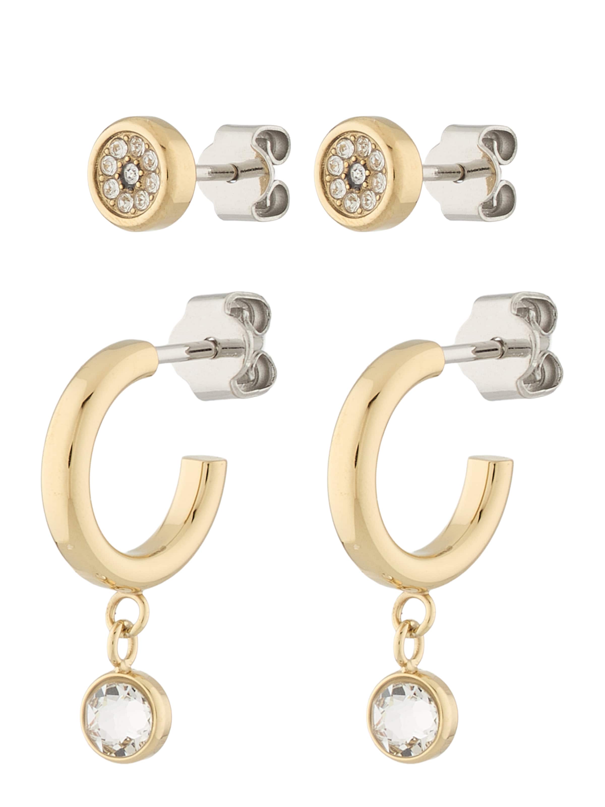 TOMMY HILFIGER Náušnice – zlatá: přední strana