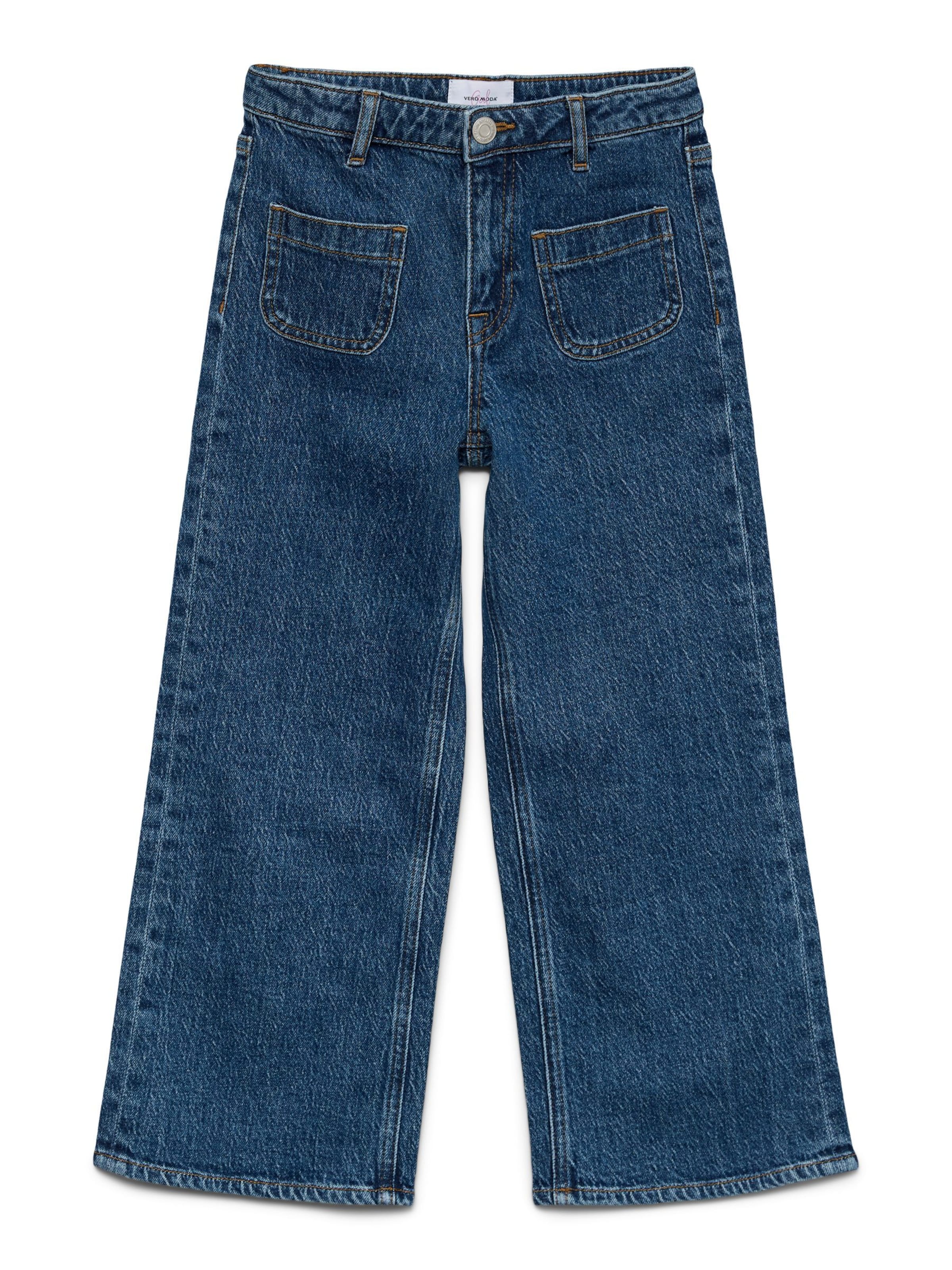 Vero Moda Girl Regular Jeans 'VMTESSA' in Blauw: voorkant