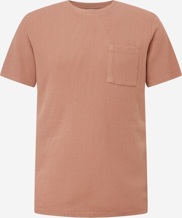 T-Shirt 'Clive' NN07 en marron : devant