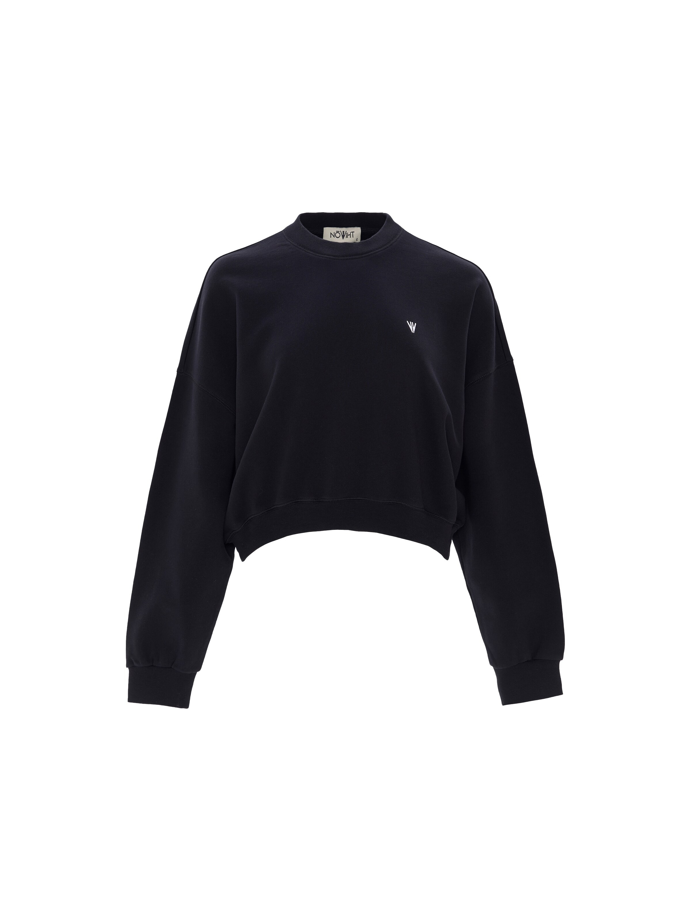 NOWIHT - Sudadera 'Eulalie' en negro: frente