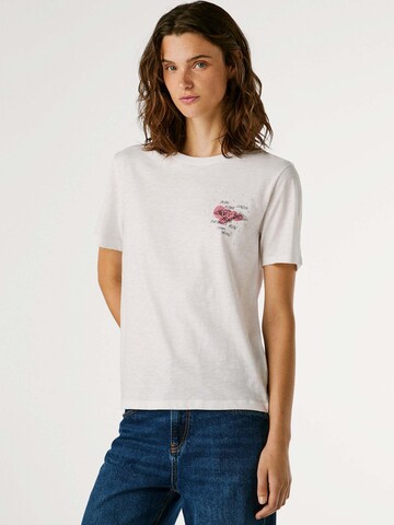 Pepe Jeans Shirt 'Babs' in Wit