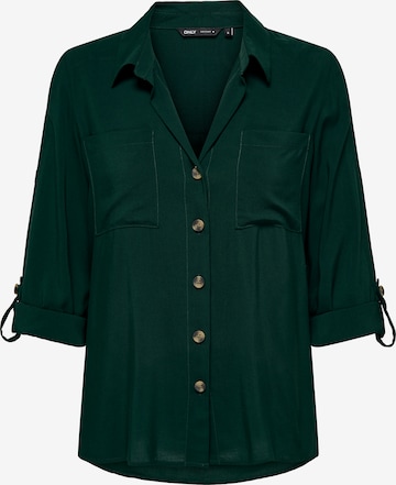 ONLY Bluse 'ONLYASMIN' in Grün: Vorderseite