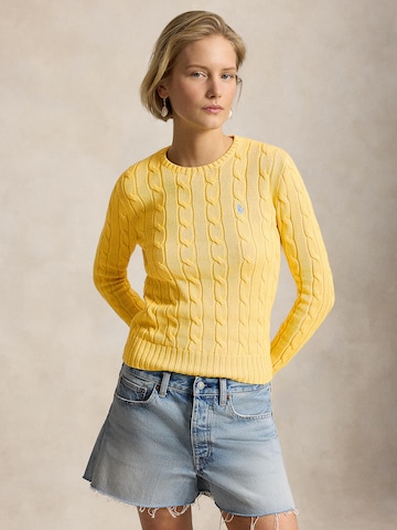 Pulover de la Polo Ralph Lauren pe galben: față