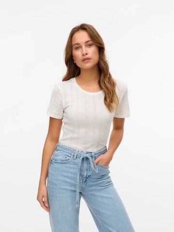 VERO MODA Shirt 'VMLISA' in Wit: voorkant
