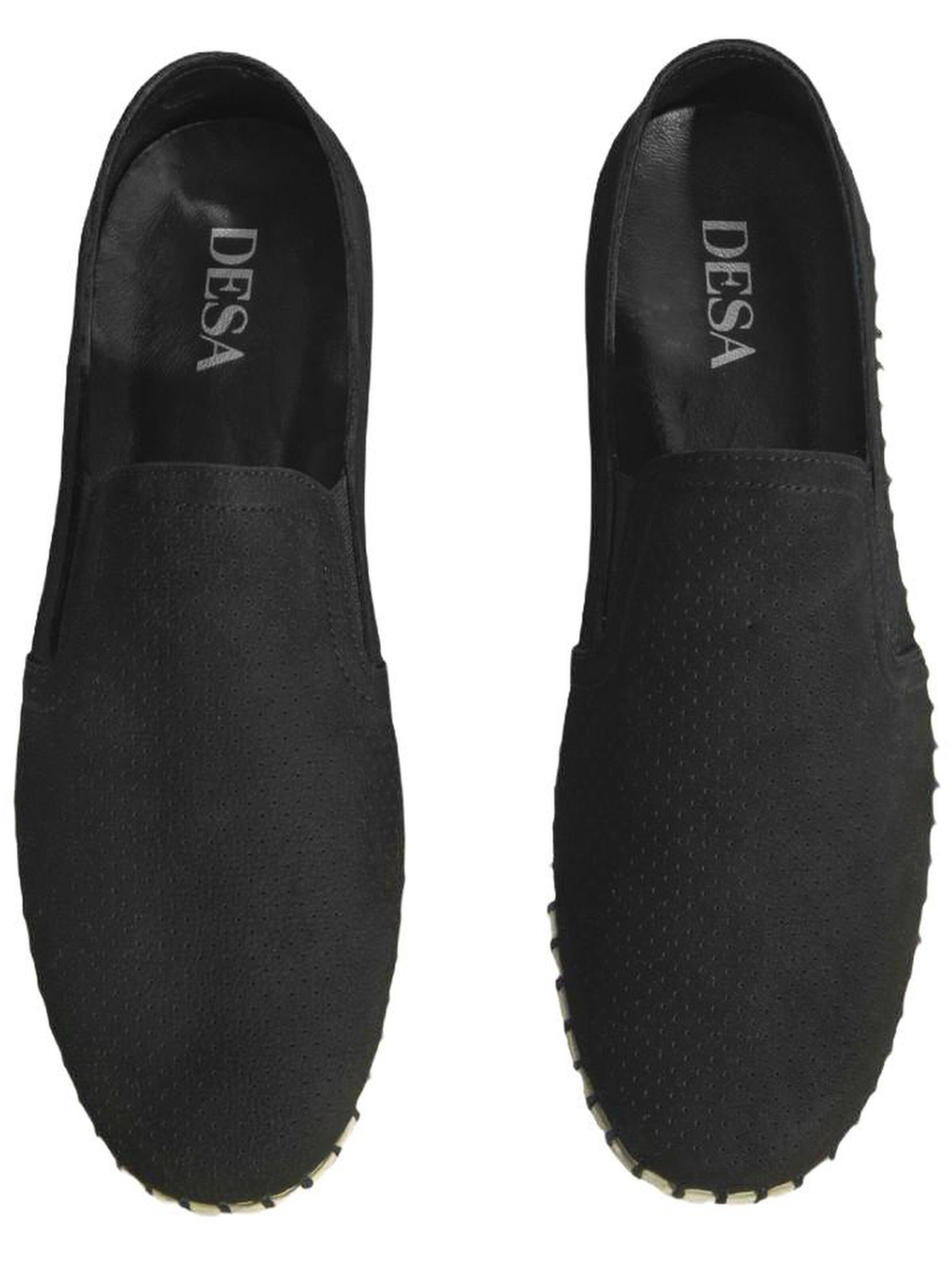 Desa Classic Flats 'Slip-Ons' in Black