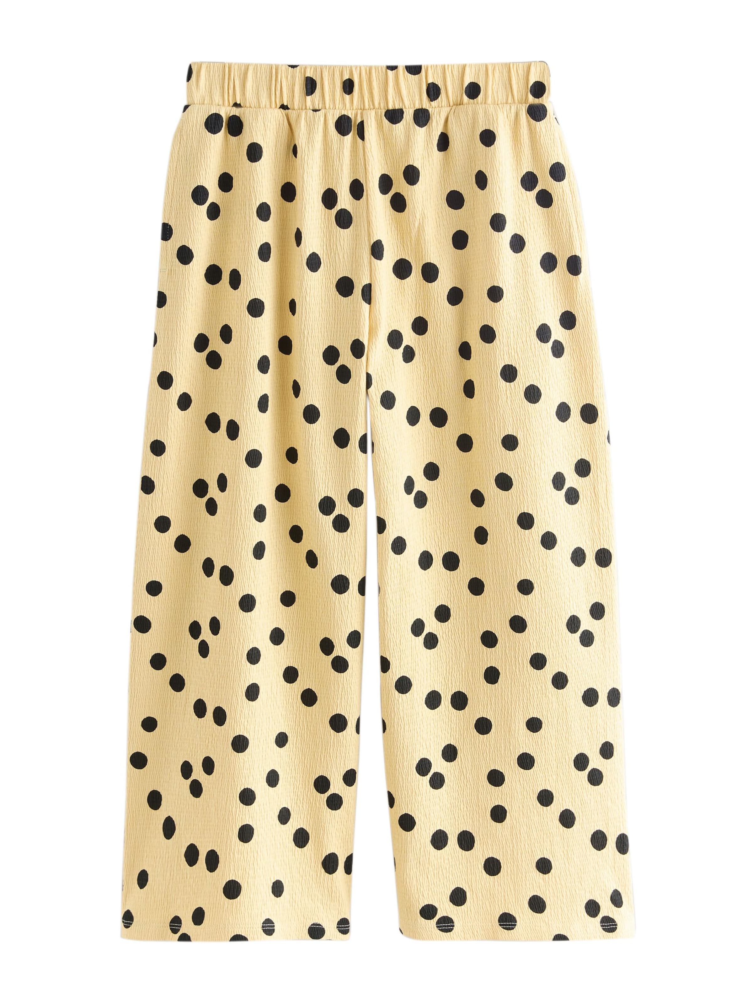 Next Loosefit Broek in Geel: voorkant