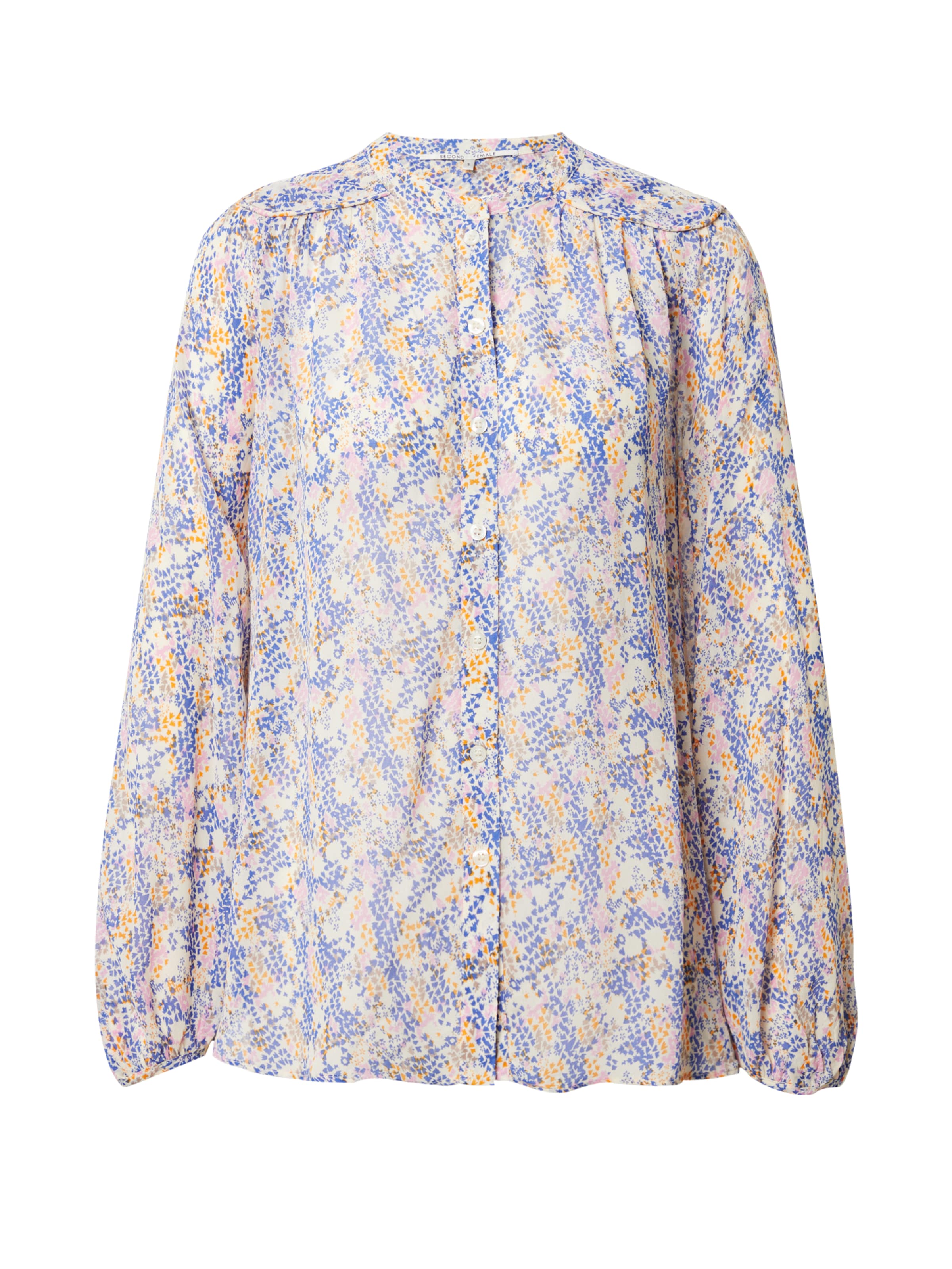 SECOND FEMALE Bluse 'Poppi' in Blau: Vorderseite