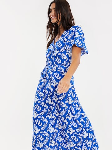 Threadbare Платье-рубашка 'Fruit' в Синий