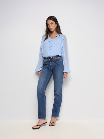 Skinny Jean Salsa Jeans en bleu : devant