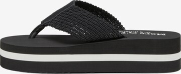 Marc O'Polo T-Bar Sandals 'Dalia' in Black