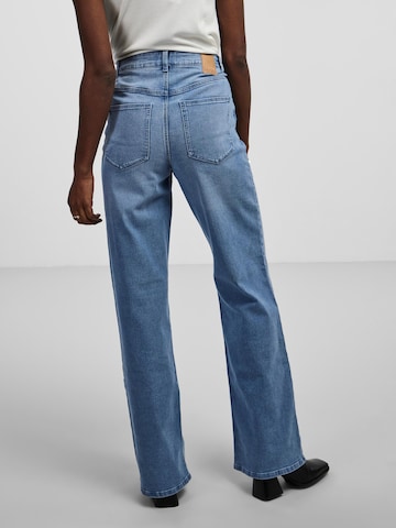 PIECES Wide leg Jeans 'PEGGY' in Blauw