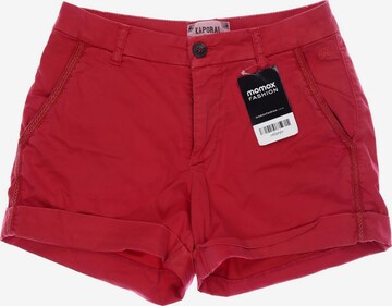 Kaporal Shorts in XS in Red: front