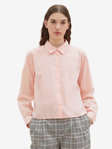 TOM TAILOR Bluse in Pink