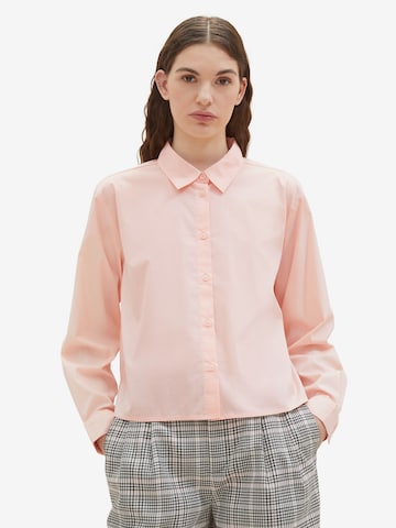 TOM TAILOR Bluse in Pink