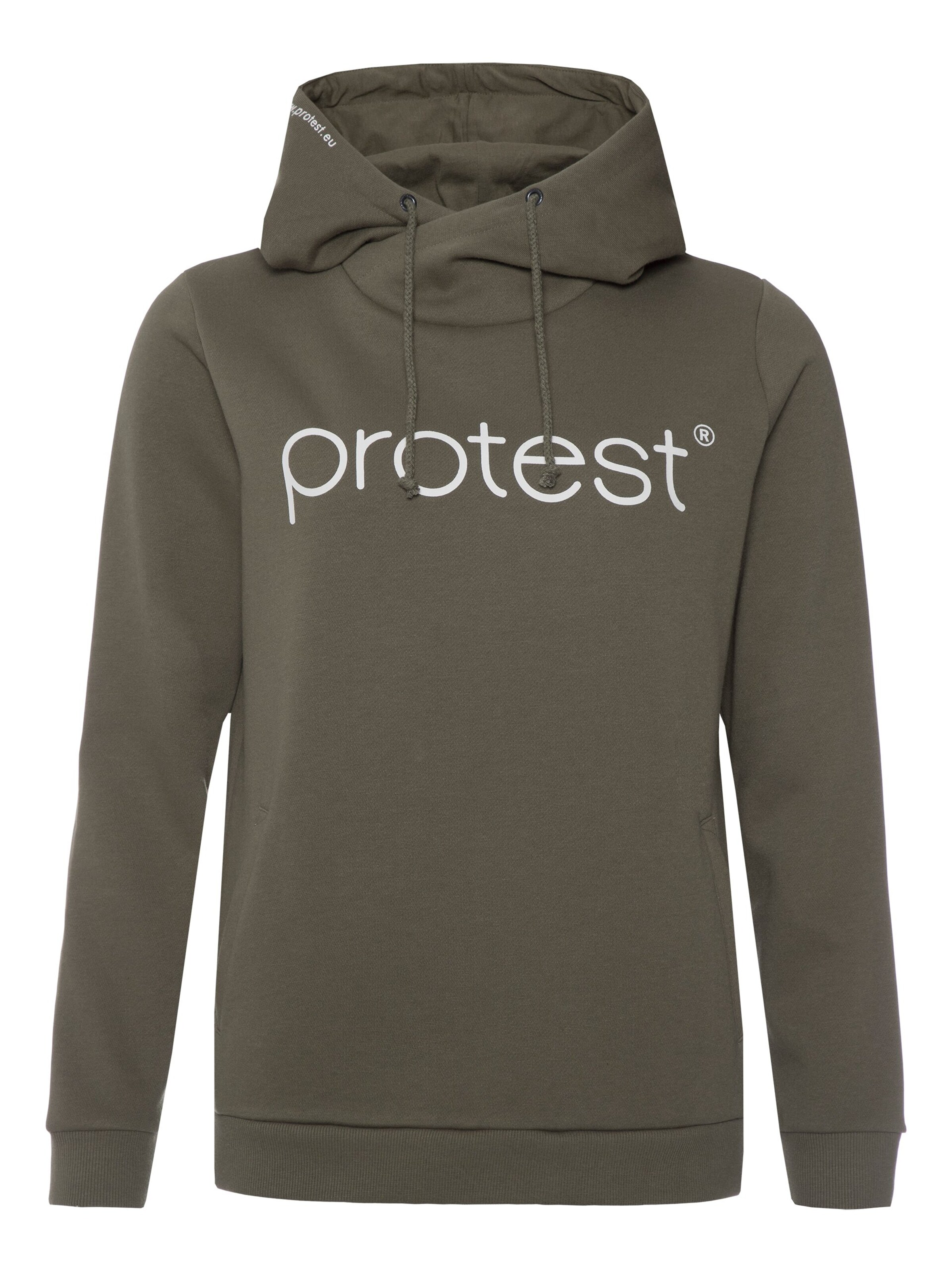 PROTEST Pullover 'CLASSIC LOGO HOODY'‌‌‌‌‌‌ in Grün: Vorderseite