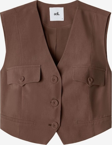 Gilet adl en marron : devant